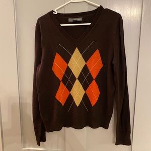 Argyle Sweater size medium